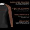 DEHAHA Men's Personalized Athletic Running T Shirts Lightweight Undershirt Base Layers, Long Sleeve Brown Medium view 4