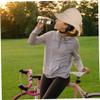 BEAHING Women's Cycling Helmet, Wide Brim UV Protection, Adjustable, Comfortable, Sun Hat Bike Helmet for School Cycling Riding (Khaki) view 3