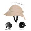 BEAHING Women's Cycling Helmet, Wide Brim UV Protection, Adjustable, Comfortable, Sun Hat Bike Helmet for School Cycling Riding (Khaki) view 4