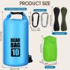 BELCKOS Bear Food Bag Hanging System, Bear Bags for Food Backpacking, Ultralight 10L Waterproof Camping Bear Proof Food Storage Canister Pulley System with Paracord, Carabiner, Throw Bag view 2