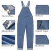 HISEA Loose Fit Denim Overalls for Women, Womens Jean Cotton Bib Overall, Ladies Casual Work Overalls with Pockets for Fall view 4