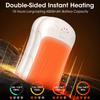 OLV Hand Warmers Rechargeable 2 Pack Strong Magnetic 18Hrs Longer Heating Portable Pocket-Sized Hand Warmer 6000mAh USB Hot Heater Birthday Gifts for Men Women Camping,Golf,Hunting,Travel Essentials view 3