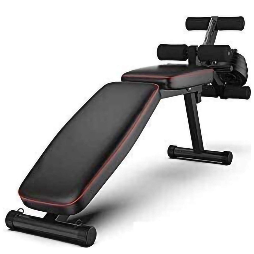 Folding Dumbbell Stool,Adjustable Weight Bench,Home Training Gym Weight Lifting Sit Up Bench,With Leg Extension and Leg Curl,Max Load 200Kg