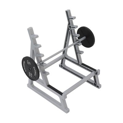 TUEQE Barbell Rack Pen Holder, Pen Holder for Desk, Squat Rack Pen Holder Pen Display Stand Eyebrow Pen Stand Makeup Brush Rack Organizer Desk Ornaments for Home School Office Use