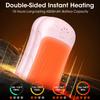 OLV Hand Warmers Rechargeable 2 Pack Strong Magnetic 18Hrs Longer Heating Portable Pocket-Sized Hand Warmer 6000mAh USB Hot Heater Birthday Gifts for Men Women Camping,Golf,Hunting,Travel Essentials view 3