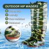 YXLYFDLY Hip Waders Waterproof PVC Hip Waders, Comfortable Camo Waders Easy to Put on and Take Off, for Lakes Marshes(7) view 2