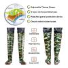 YXLYFDLY Hip Waders Waterproof PVC Hip Waders, Comfortable Camo Waders Easy to Put on and Take Off, for Lakes Marshes(7) view 4