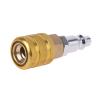 caralin Standard Portable Air Chucks Air Inflation Nozzle Inflation Devices & Accessories Fitting for Air Inflators Stainless Stainless Steel + Brass