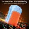 OLV Hand Warmers Rechargeable 2 Pack Strong Magnetic 18Hrs Longer Heating Portable Pocket-Sized Hand Warmer 6000mAh USB Hot Heater Birthday Gifts for Men Women Camping,Golf,Hunting,Travel Essentials view 3