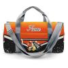 Cheer Cheerleader Personalized Duffel Bag Customized Yoga Sport Bags with Name Travel Duffel Bag Shoulder Bag Deep Orange Weekender Bags with Shoe Compartments view 1