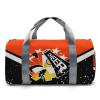 Cheer Cheerleader Personalized Duffel Bag Customized Yoga Sport Bags with Name Travel Duffel Bag Shoulder Bag Deep Orange Weekender Bags with Shoe Compartments view 2