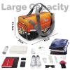 Cheer Cheerleader Personalized Duffel Bag Customized Yoga Sport Bags with Name Travel Duffel Bag Shoulder Bag Deep Orange Weekender Bags with Shoe Compartments view 4