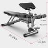 Weightlifting Bench,Adjustable Dumbbell Stool,Folding Weight Bench,Workout Bench,For Home Training Gym Weight Lifting,Max Load 200Kg view 2