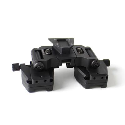PVS-14 Binocular Bridge Helmet Mount Light Weight Dual Tube Mounting System IC AN/PVS-14LWNight Vision Goggles Night Vision Adapter for PVS-14 Night Vision Binoculars Monocular Or Binocular (Black)