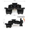 PVS-14 Binocular Bridge Helmet Mount Light Weight Dual Tube Mounting System IC AN/PVS-14LWNight Vision Goggles Night Vision Adapter for PVS-14 Night Vision Binoculars Monocular Or Binocular (Black) view 3