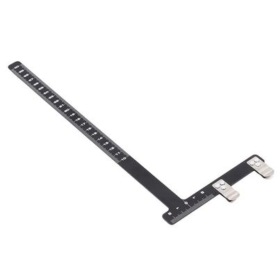 Aurgiarme L-Shaped Bow L-Ruler Metal Bow Square Brace Height Measure Ruler for Measurement Accessories