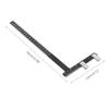 Aurgiarme L-Shaped Bow L-Ruler Metal Bow Square Brace Height Measure Ruler for Measurement Accessories view 4