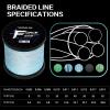 ThonrsLine Force Braided Fishing Line - Incredible Abrasion Resistant Braided Lines for Saltwater or Freshwater - Camo Design Braid for Extra Visibility view 2