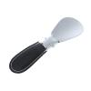 LOVULIFE Shoe Horn Black Folding Shoe Horn Metal Durable with Stainless Steel Faux Leather Portable Fashion Shoe Horns Accessories Shoehorn Shoehorn Tool view 1