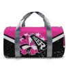 Cheer Cheerleader Personalized Duffel Bag Customized Yoga Bags with Name Travel Duffel Bag Shoulder Bag Rose Madder Weekender Bags with Shoe Compartments