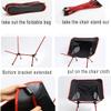 LGRFUXIN Orange,Camping Chairs Portable, Foldable Chair Lightweight, Packable Heavy Foldable Chair for Camping Hiking Lawn Picnic Beach Outside Travel view 3
