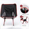 LGRFUXIN Orange,Camping Chairs Portable, Foldable Chair Lightweight, Packable Heavy Foldable Chair for Camping Hiking Lawn Picnic Beach Outside Travel view 4