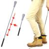 LOVULIFE Shoe Horn 64cm Silver Adjustable Handle Shoe Horn Professional Stainless Steel Metal Shoehorn for Elderly People or People with Limited Mobility Shoehorn Tool view 3