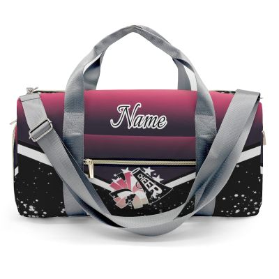Cheer Personalized Cheerleader Duffel Bag Dance Bag for Women, Custom with Name Gym Bag Sport Duffel Bag, Agate Red Weekender Bags Travel Bag