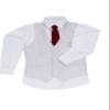 Boys Linen Suit Size 18 Teenager White Shorts Suit for Boys Light Weight Beach Wedding Prom Tuxedo Teen Homecoming Vest Set view 2