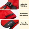 WASOTO Heated Mittens Gloves for Kids Children Waterproof HeatedGloves 7.4V 3000mAh Electric Rechargeable Heated Ski Gloves for Skiing Snowboarding Snowmobiling Raynaud Hiking (HeatedMittens R-S-PU) view 2