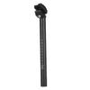 Bike Seat Post Adjustable Suspension Seatpost Mountain Bike Aluminum Alloy Seat Tube Double Track Bike Seatpost Black 25.4*300mm. view 1