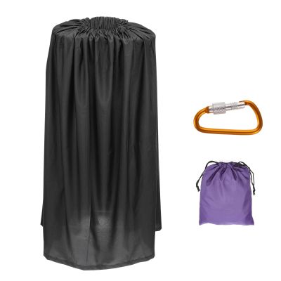 PATIKIL Portable Dressing Room, 3.94ft Length Instant Dressing Cover Up Changing Tent Privacy Shelters for Beach Boating Camping Competition, Black