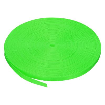 MECCANIXITY Nylon Webbing Strap Flat 3/8 Inch 50 Yards Oily Green for Outdoor DIY Gear Repair, Backpack, Luggage-Rack, Crafts