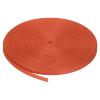MECCANIXITY Nylon Webbing Strap Flat 3/8 Inch 50 Yards Dark Orange for Outdoor DIY Gear Repair, Backpack, Luggage-Rack, Crafts