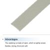 MECCANIXITY Nylon Webbing Strap Flat 3/8 Inch 50 Yards Beige for Outdoor DIY Gear Repair, Backpack, Luggage-Rack, Crafts view 3