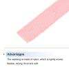 MECCANIXITY Nylon Webbing Strap Flat 3/8 Inch 50 Yards Light Peach Pink for Outdoor DIY Gear Repair, Backpack, Luggage-Rack, Crafts view 3