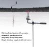 KJAOYU Ice Drill Extension Rod,Electric Ice Drill Extension Rod,Heavy Duty 20-Inch Ice Drill Extension Rod with Handle - Alloy Steel, Compatible with Electric Drills for Enhanced Ice view 4