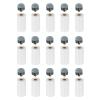 PATIKIL 13mm Dia Screw-on Pool Cue Tips, 15 Set Snooker Billiard Cue Stick Tips Replacement with Pool Cue Ferrules, Grey view 1