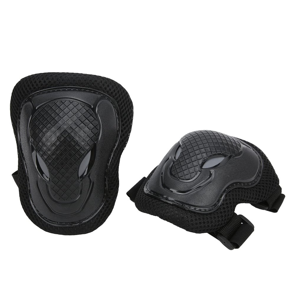 equlup Roller Skate Protection Gear Set, Adjustable Knee Elbow Pads Wrist Guards Comfortable for Adult Scooter Cycling Biking Bicycle