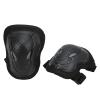 equlup Roller Skate Protection Gear Set, Adjustable Knee Elbow Pads Wrist Guards Comfortable for Adult Scooter Cycling Biking Bicycle