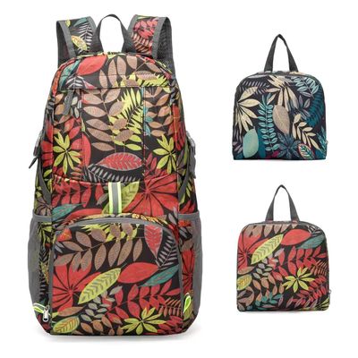 CHAOHUO Lightweight Packable Backpack Durable Travel Daypack Camping Beach Sports Daypack Bag Small Hiking Outdoor Foldable Backpack (Red)