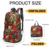 CHAOHUO Lightweight Packable Backpack Durable Travel Daypack Camping Beach Sports Daypack Bag Small Hiking Outdoor Foldable Backpack (Red) view 2