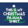 4X-Large Royal Mens This is My Christmas Pajama Shirt T-Shirt view 4