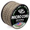 Paracord Planet Micro Paracord  Thin Braided Cord for Crafting, Fishing, and DIY Projects in 125 ft Spools  Woodland Camo view 1