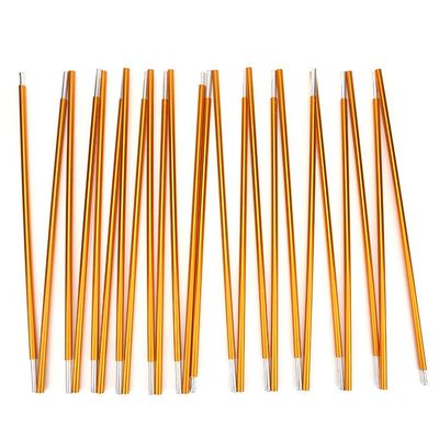 2Pcs Aluminum Alloy Tent Poles, 12 Sections Tent Poles, 8.5mm 4.42m Tent Poles for Outdoor Camping Hiking Travel