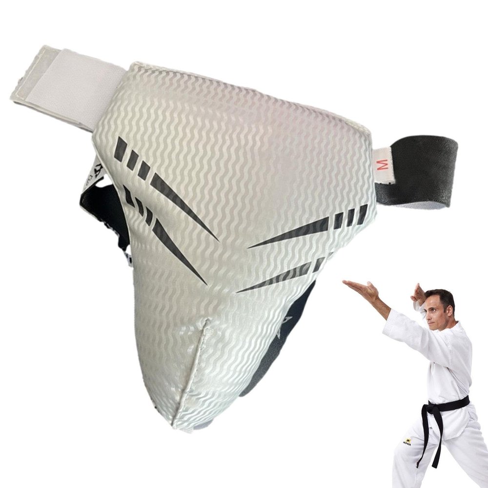 NineFit Basics Groin Guard - Men Women Crotch Protector, Comfort and Safety Athletics Guard, Boxing Cup for Cricket, Protective Gear, Medium