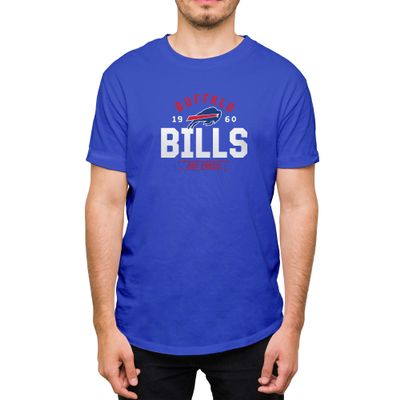 Hybrid Sports NFL - Buffalo Bills - Team Motto - Men's and Women's Short Sleeve T-Shirt - Size Medium - Buffalo Bills - Royal Blue