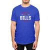 Hybrid Sports NFL - Buffalo Bills - Team Motto - Men's and Women's Short Sleeve T-Shirt - Size Medium - Buffalo Bills - Royal Blue view 1