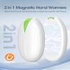 Hand Warmers Rechargeable, 2 Pack, 6000mAh Magnetic Electric Handwarmers, 20Hrs Long Heating USB Pocket Heater, Gifts for Christmas Women Men, Outdoor Golf, Camping, Travel view 2