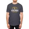 Hybrid Sports NFL - Minnesota Vikings - Team Motto - Men's and Women's Short Sleeve T-Shirt - Size Medium - Minnesota Vikings - Heather Charcoal view 1